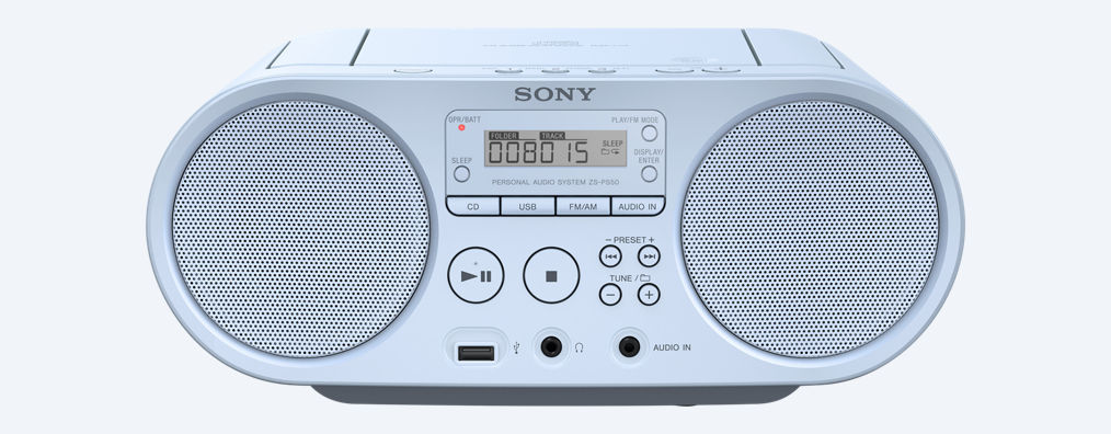 En vanlig CD-radio spelare av Sony.