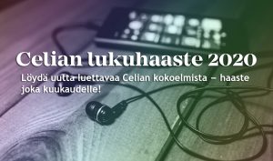 Kännykkä ja kuulokkeet.